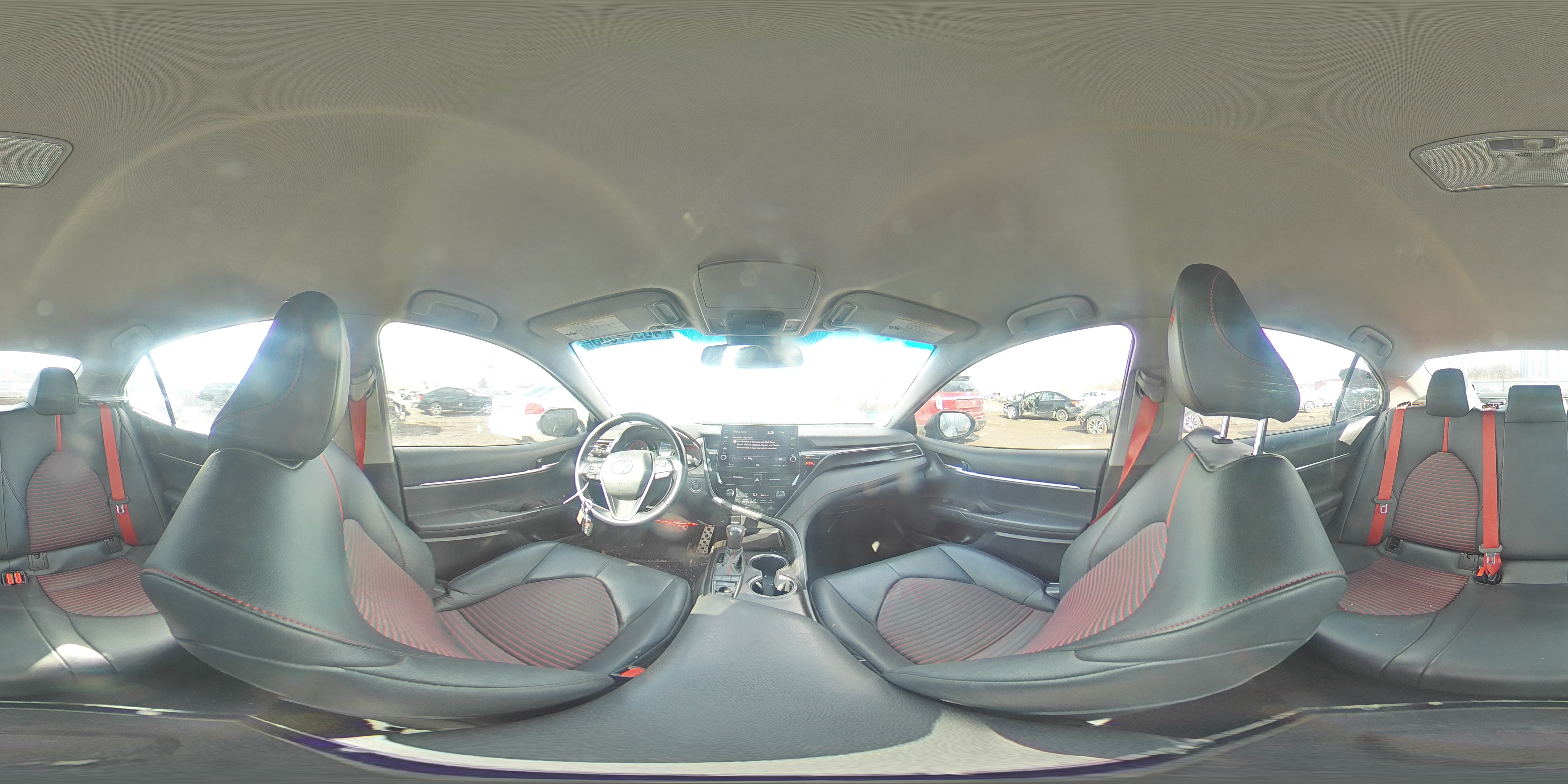 2021 Toyota Camry VIN 4T1KZ1AK0MU056017 Copart auction photo, front end / rear end damage thumbnail 12