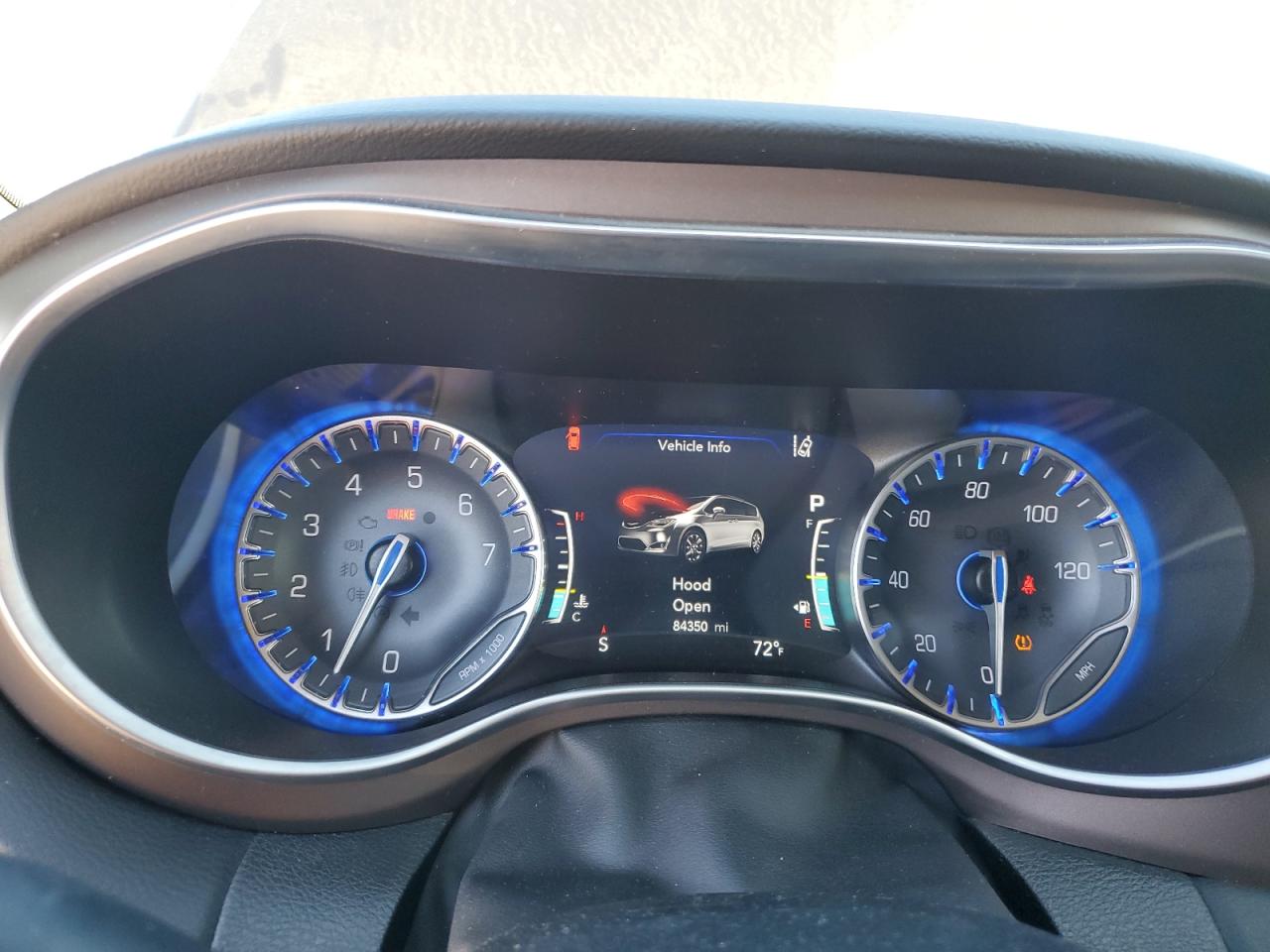 2017 Chrysler Pacifica VIN 2C4RC1EG3HR637914 Copart auction photo, side damage thumbnail 9