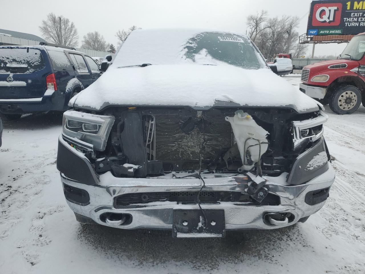 2019 RAM 1500 VIN 1C6SRFHT4KN760137 Copart auction photo, front end damage thumbnail 5