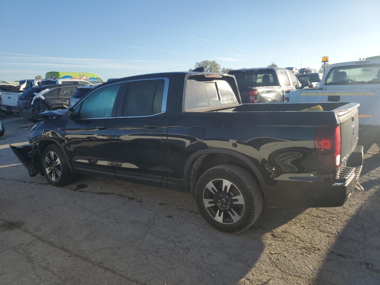 2020 Honda Ridgeline VIN 5FPYK3F51LB023253 Copart auction photo, front end / side damage thumbnail 2