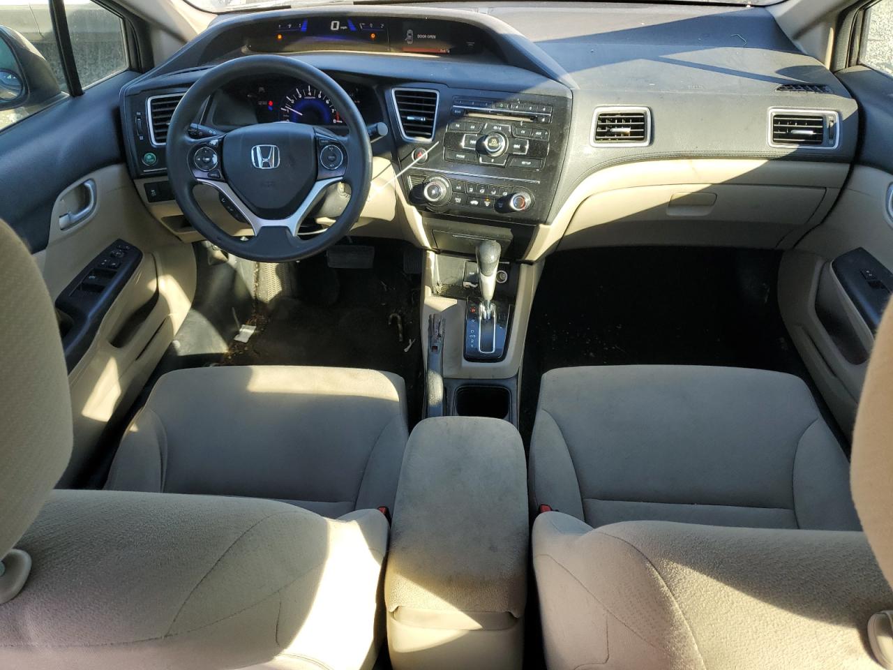 2013 Honda Civic VIN 19XFB2F57DE054198 Copart auction photo, front end damage thumbnail 8