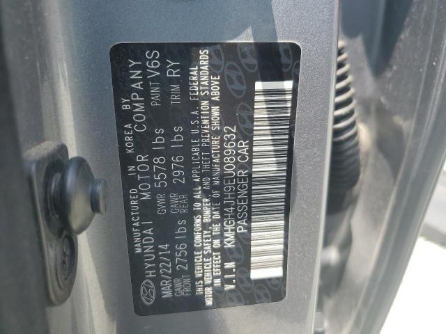 2014 Hyundai Equus VIN KMHGH4JH9EU089632 Copart auction photo, side damage thumbnail 12