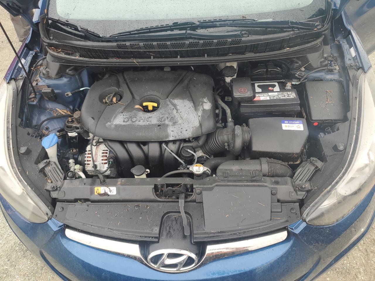 2015 Hyundai Elantra VIN KMHDH4AE5FU454477 Copart auction photo, water/flood damage thumbnail 11