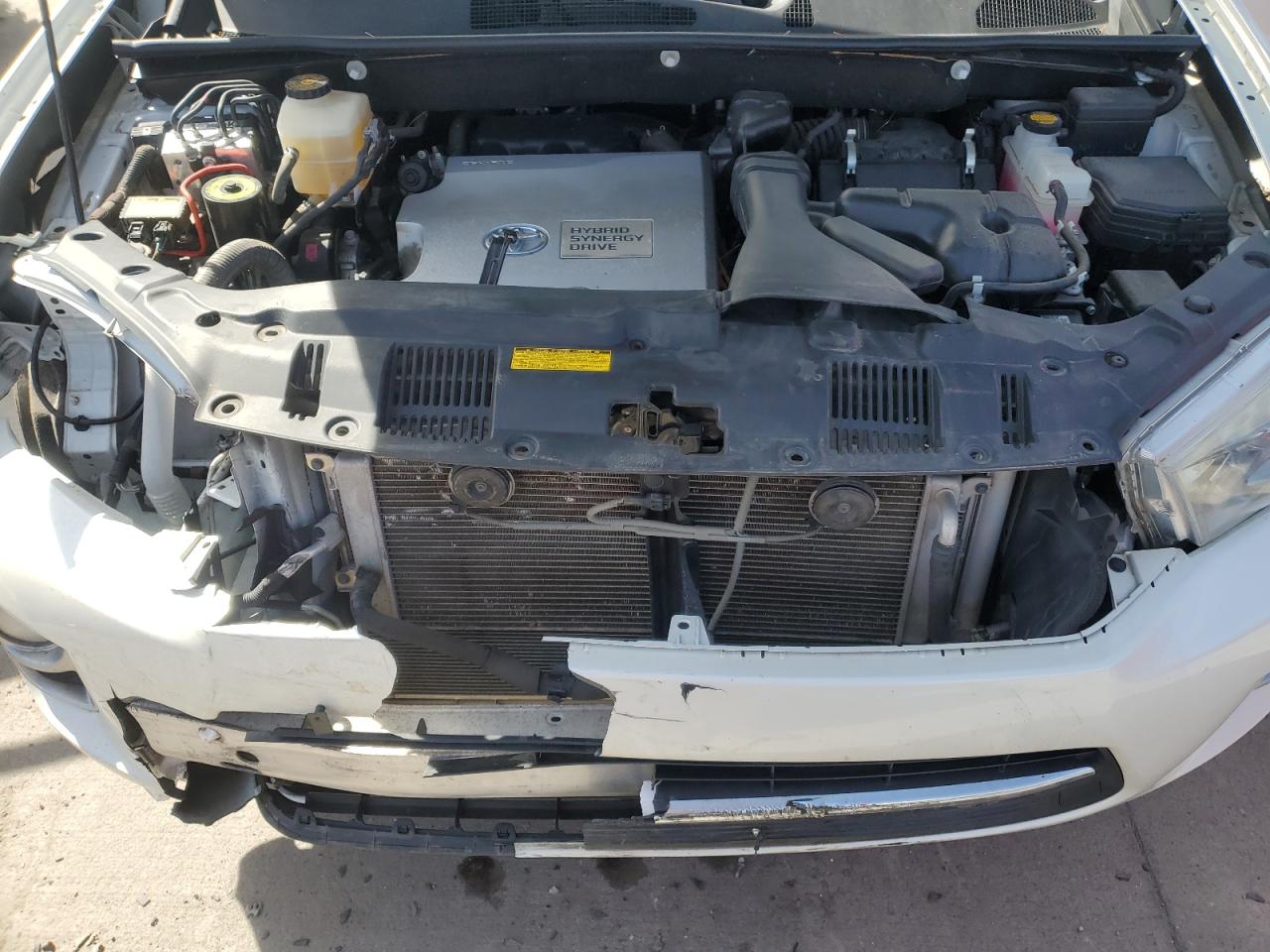2012 Toyota Highlander VIN JTEBC3EH4C2010728 Copart auction photo, front end damage thumbnail 12