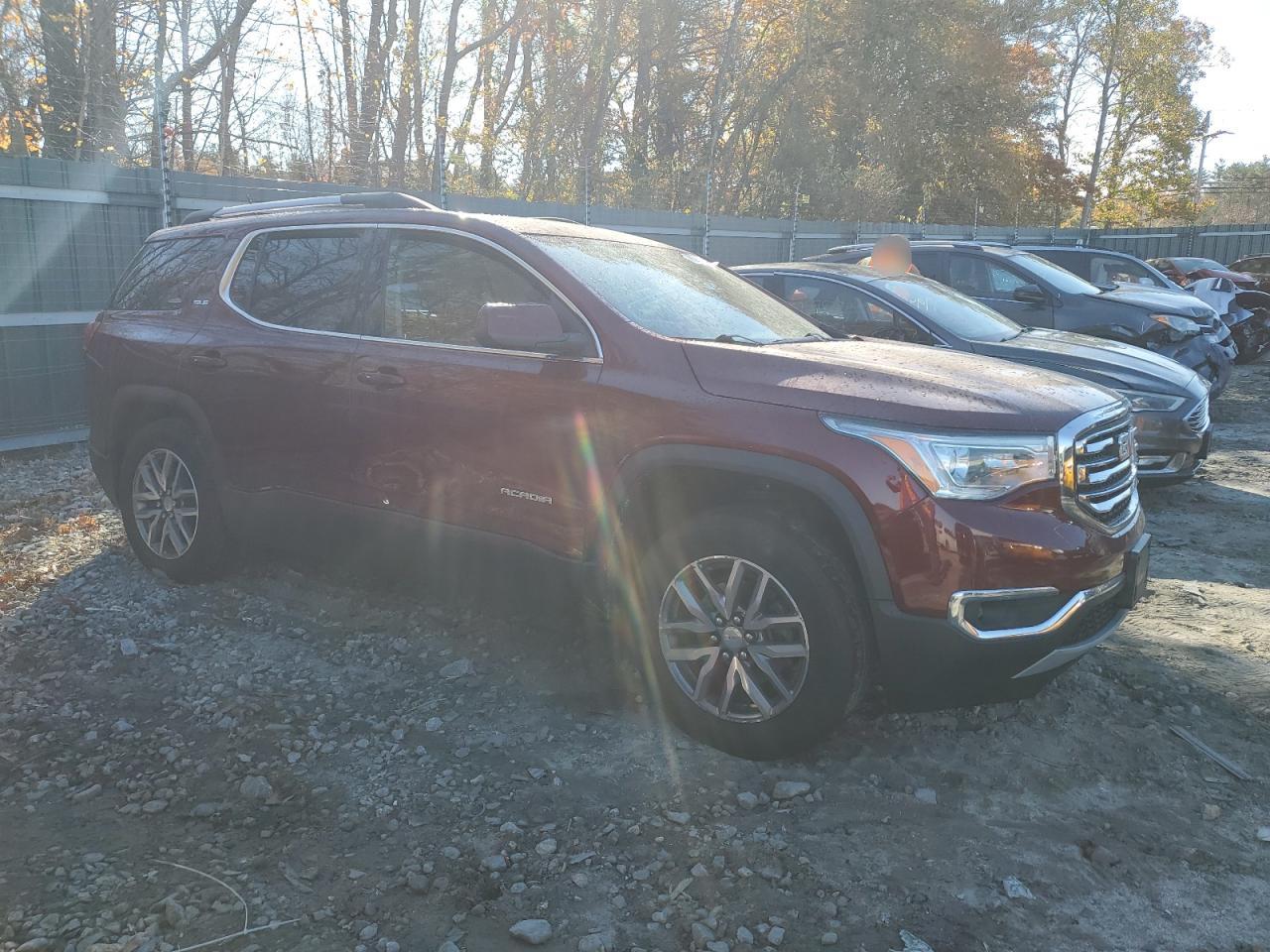 2017 GMC Acadia VIN 1GKKNSLS6HZ298343 Copart auction photo, rear end / side damage thumbnail 4
