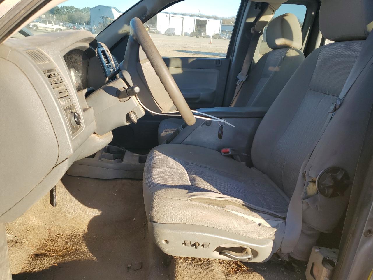 2007 Dodge Dakota VIN 1D7HE42P37S174512 Copart auction photo, all over damage thumbnail 7