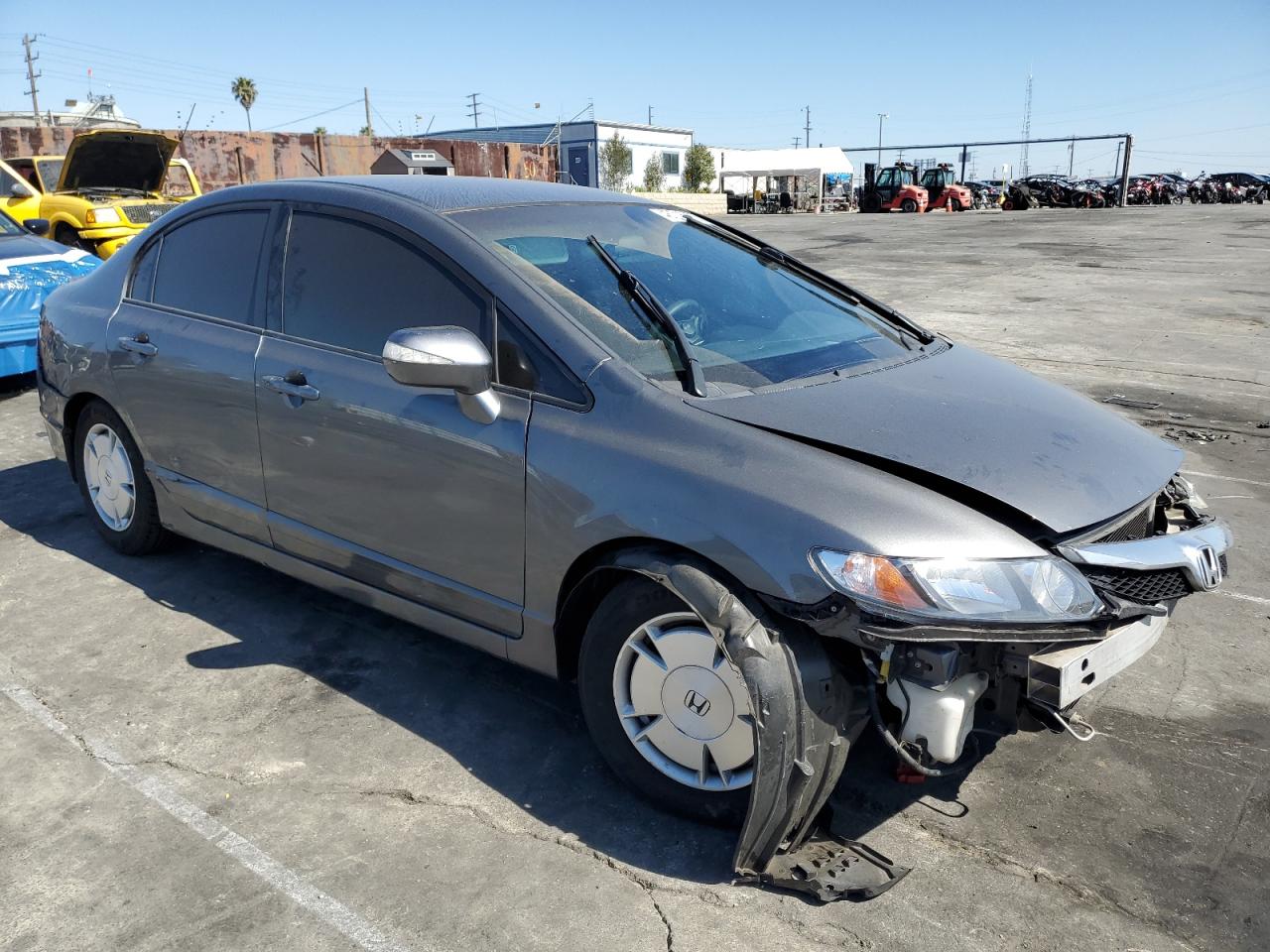 2010 Honda Civic VIN JHMFA3F21AS006492 Copart auction photo, front end damage thumbnail 4