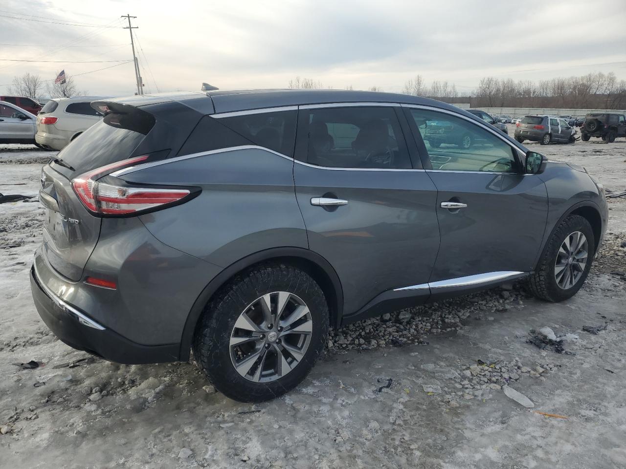 2015 Nissan Murano VIN 5N1AZ2MH4FN204460 Copart auction photo, rear end damage thumbnail 3