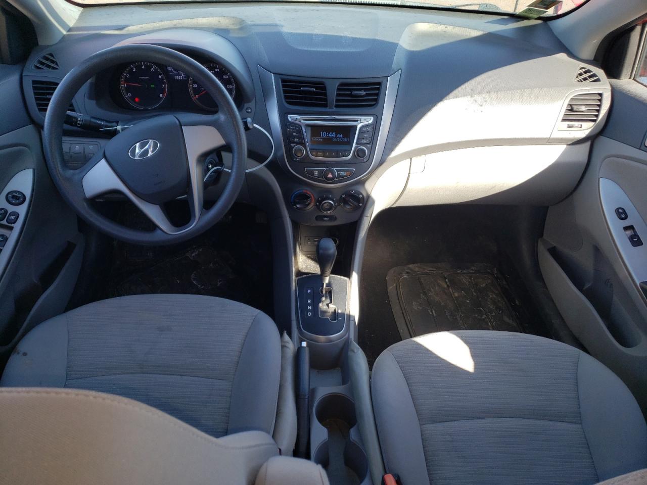 2016 Hyundai Accent VIN KMHCT4AE3GU043638 Copart auction photo, front end damage thumbnail 8