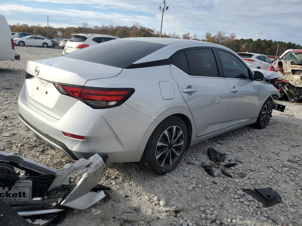 2022 Nissan Sentra VIN 3N1AB8BV3NY303876 Copart auction photo, front end damage thumbnail 3