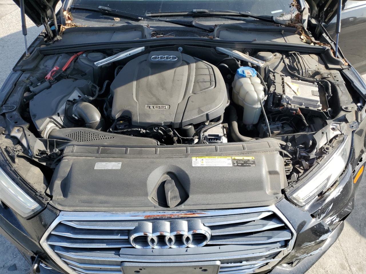 2018 Audi A4 VIN WAUKMAF44JA234700 Copart auction photo, front end damage thumbnail 11