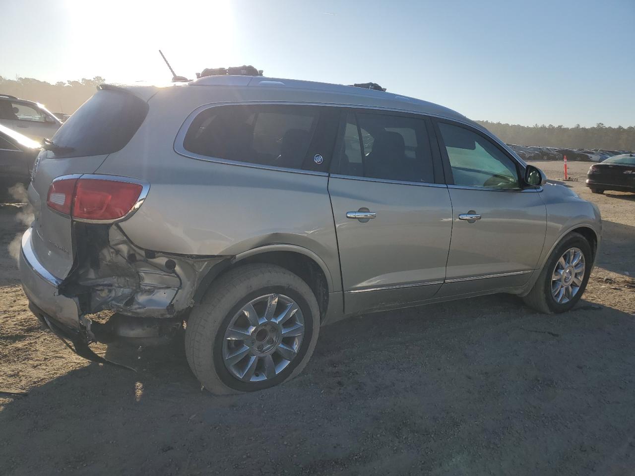 2014 Buick Enclave VIN 5GAKRCKD0EJ190952 Copart auction photo, rear end / side damage thumbnail 3