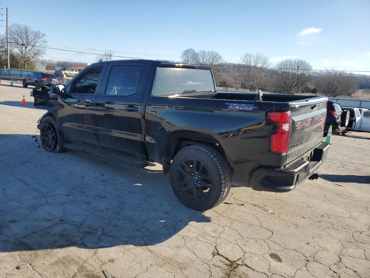 2022 Chevrolet Silverado VIN 1GCPYCEK3NZ175347 Copart auction photo, front end damage thumbnail 2