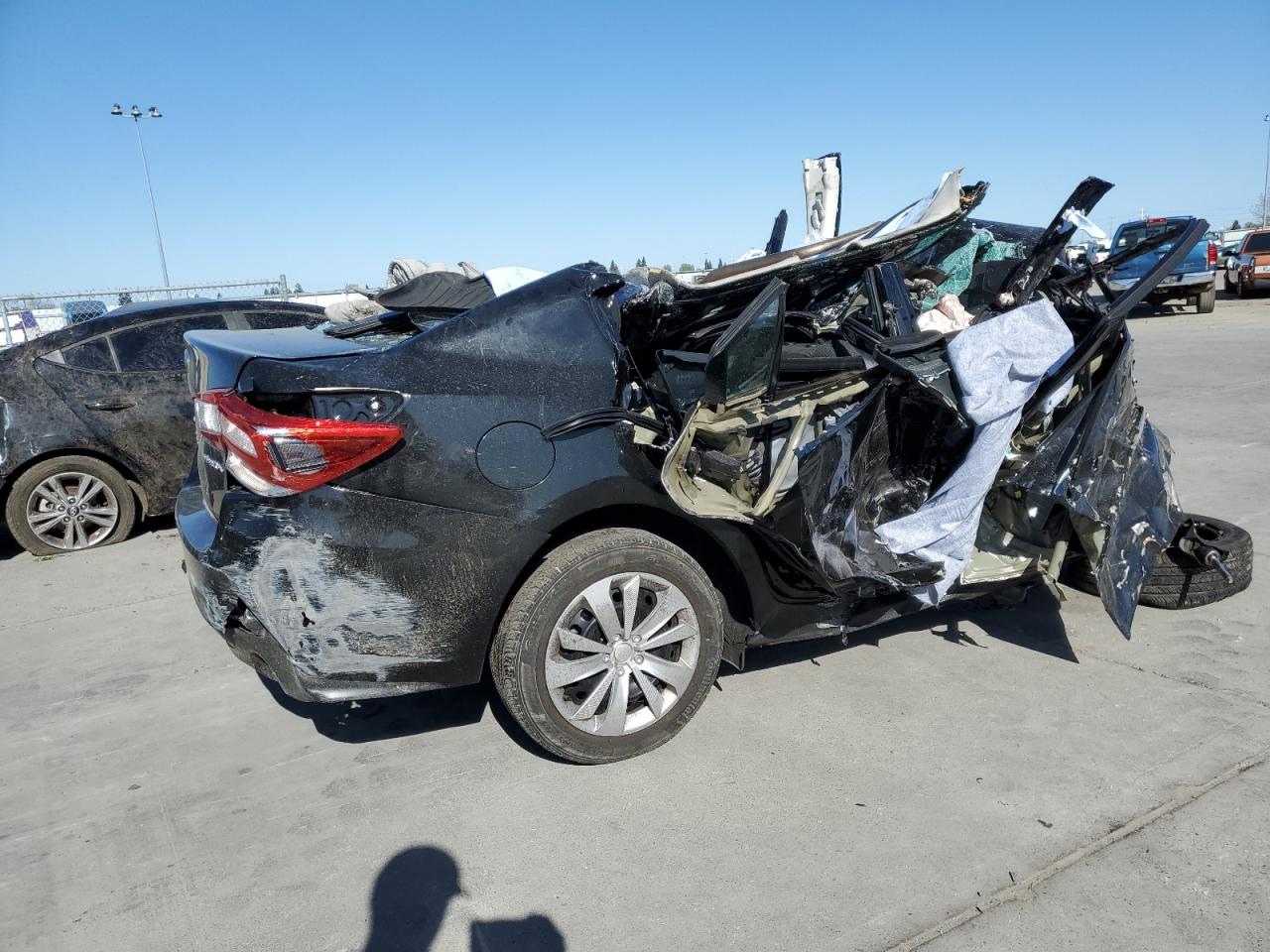 2020 Subaru Impreza VIN 4S3GKAB69L3609591 Copart auction photo, rollover damage thumbnail 3
