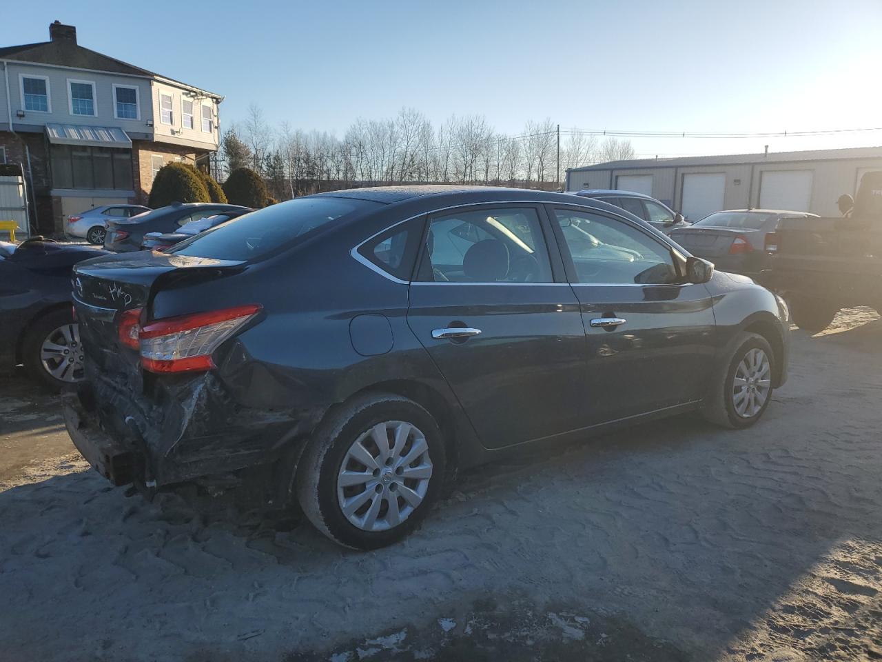 2013 Nissan Sentra VIN 3N1AB7AP1DL767404 Copart auction photo, rear end damage thumbnail 3