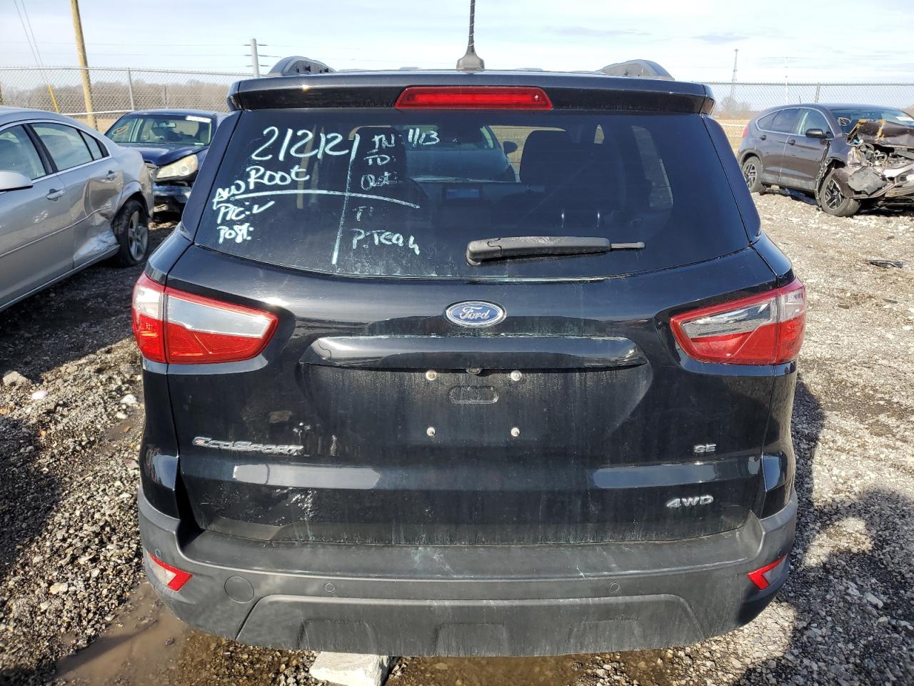 2018 Ford EcoSport VIN MAJ6P1UL4JC215550 Copart auction photo, front end / minor dent/scratches damage thumbnail 6