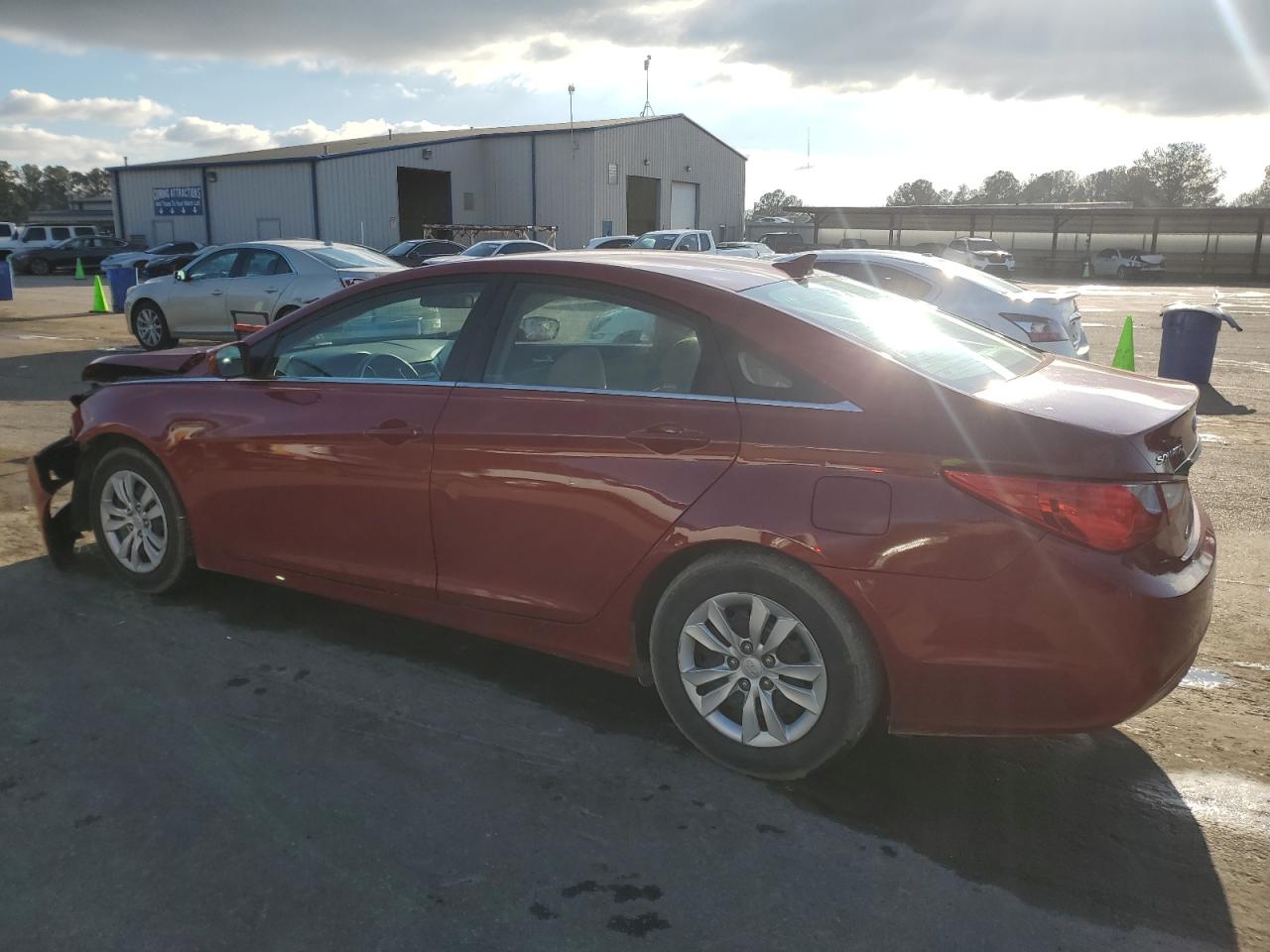2011 Hyundai Sonata VIN 5NPEB4AC8BH230827 Copart auction photo, front end damage thumbnail 2