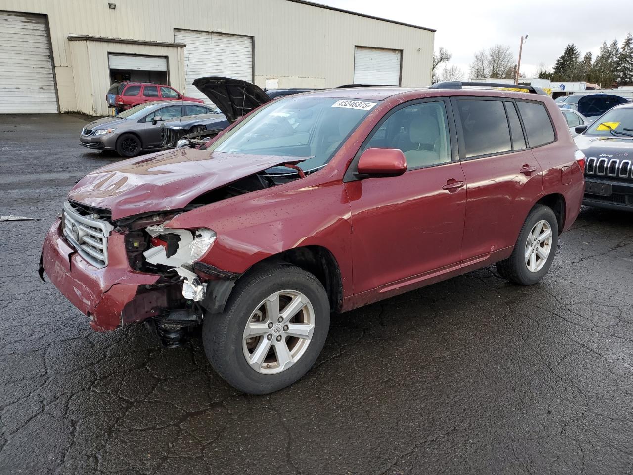 2009 Toyota Highlander VIN JTEDA41A092000252