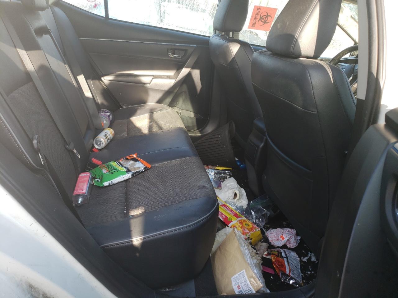 2015 Toyota Corolla VIN 2T1BURHE2FC255183 Copart auction photo, rollover damage thumbnail 10