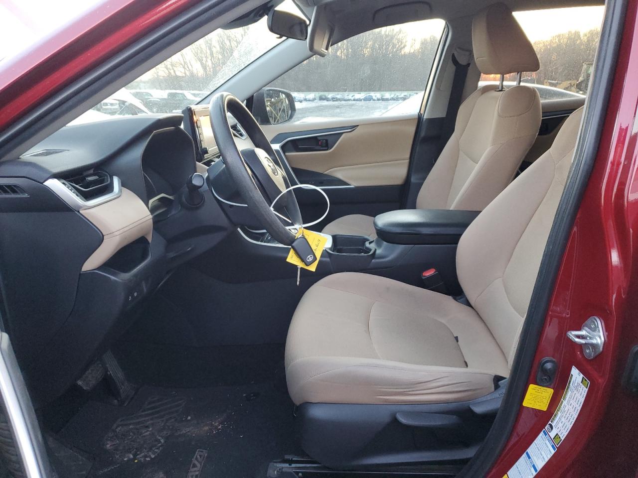 2019 Toyota RAV 4 VIN 2T3F1RFV1KW020612 Copart auction photo, rear end damage thumbnail 7