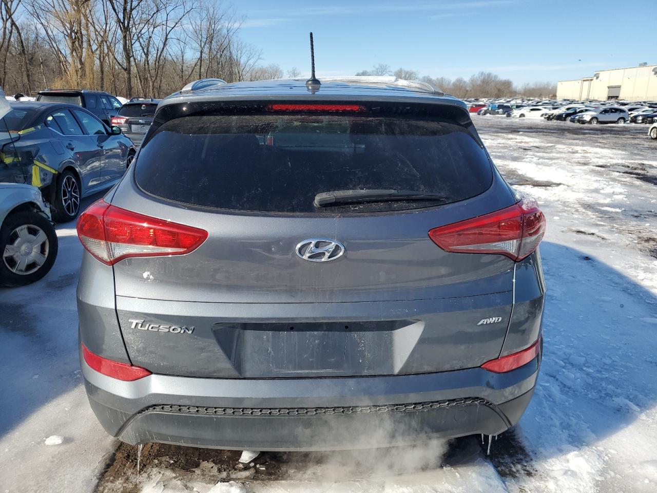 2016 Hyundai Tucson VIN KM8J3CA42GU180613 Copart auction photo, side damage thumbnail 6