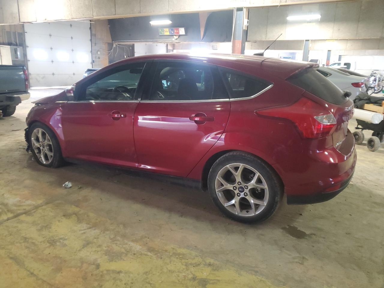2014 Ford Focus VIN 1FADP3N28EL219700 Copart auction photo, front end / mechanical damage thumbnail 2