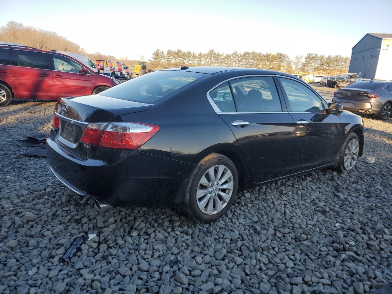 2014 Honda Accord VIN 1HGCR3F8XEA001340 Copart auction photo, front end damage thumbnail 3