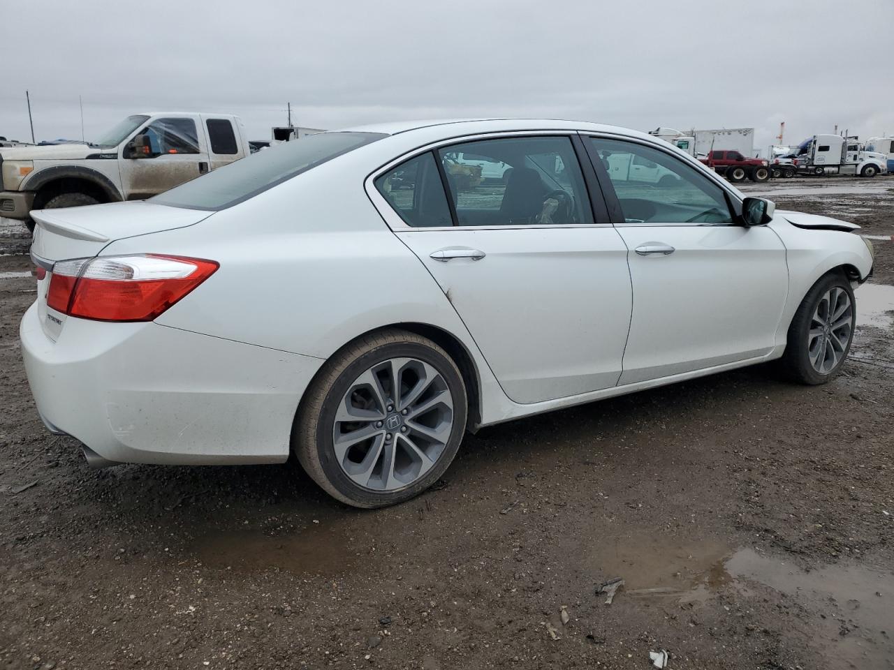 2014 Honda Accord VIN 1HGCR2F59EA140729 Copart auction photo, front end / minor dent/scratches damage thumbnail 3