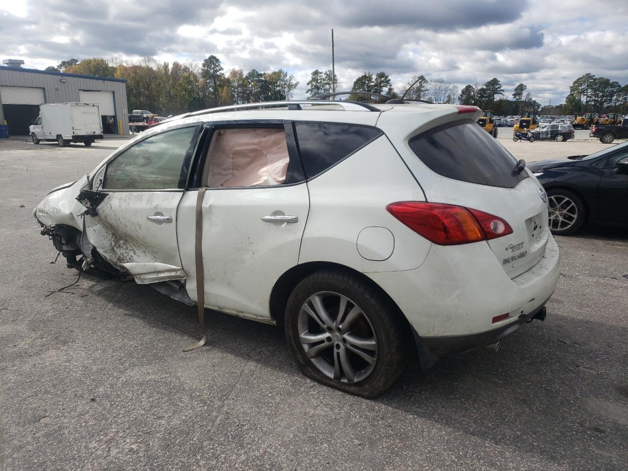 2010 Nissan Murano VIN JN8AZ1MW2AW111375 Copart auction photo, rollover damage thumbnail 2