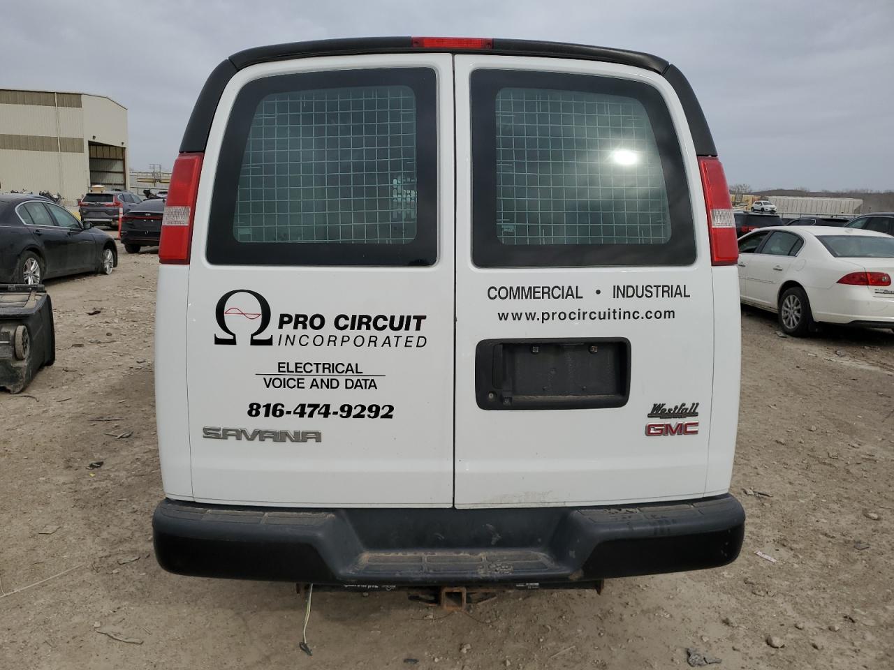2017 GMC Savana VIN 1GTW7AFF7H1291089 Copart auction photo, front end / mechanical damage thumbnail 6