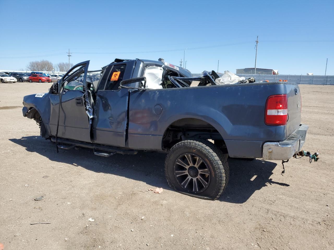 2004 Ford F-150 VIN 1FTPX12534NB20635 Copart auction photo, front end / side damage thumbnail 2
