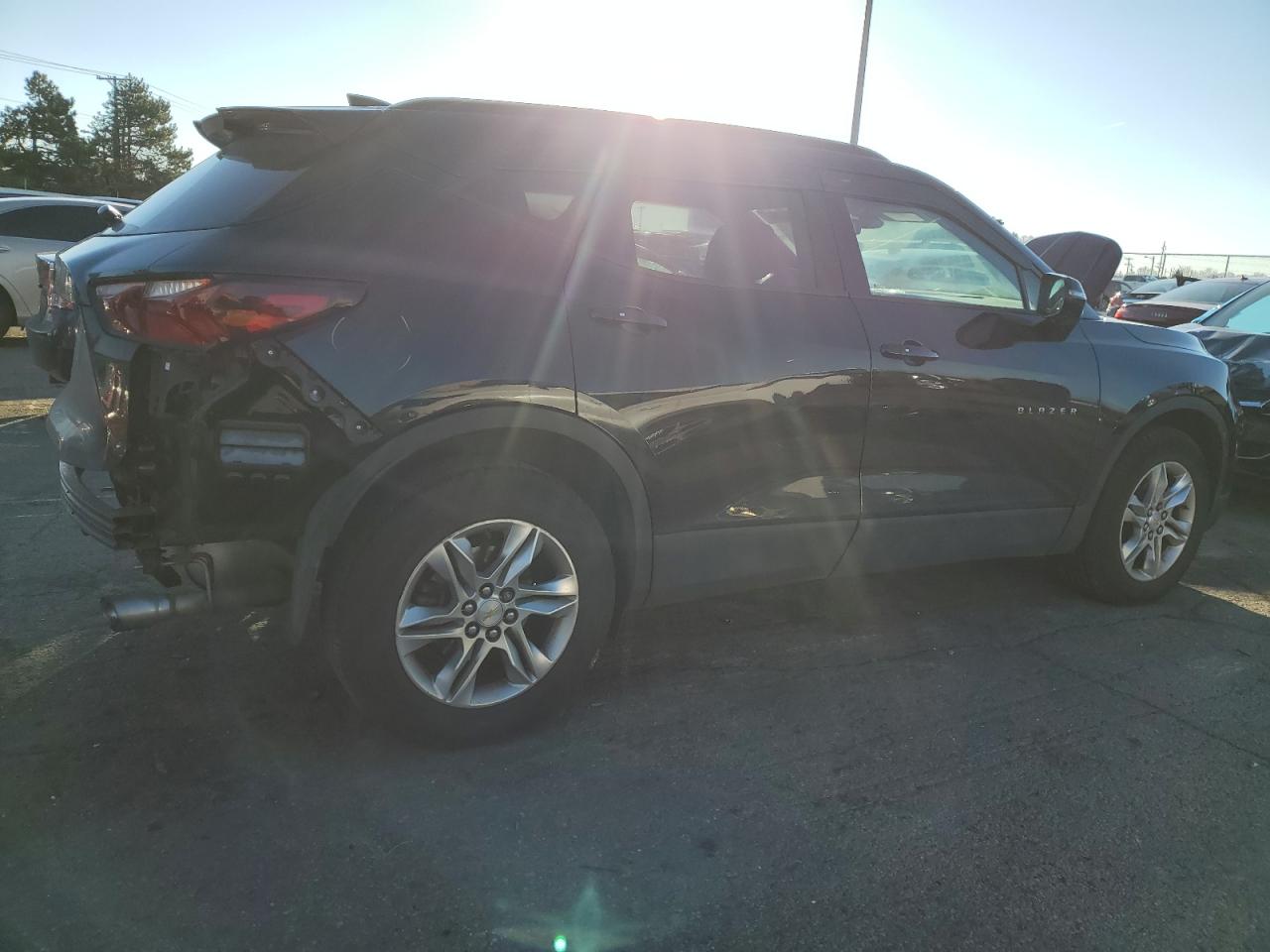 2019 Chevrolet Blazer VIN 3GNKBCRS2KS584784 Copart auction photo, rear end damage thumbnail 3