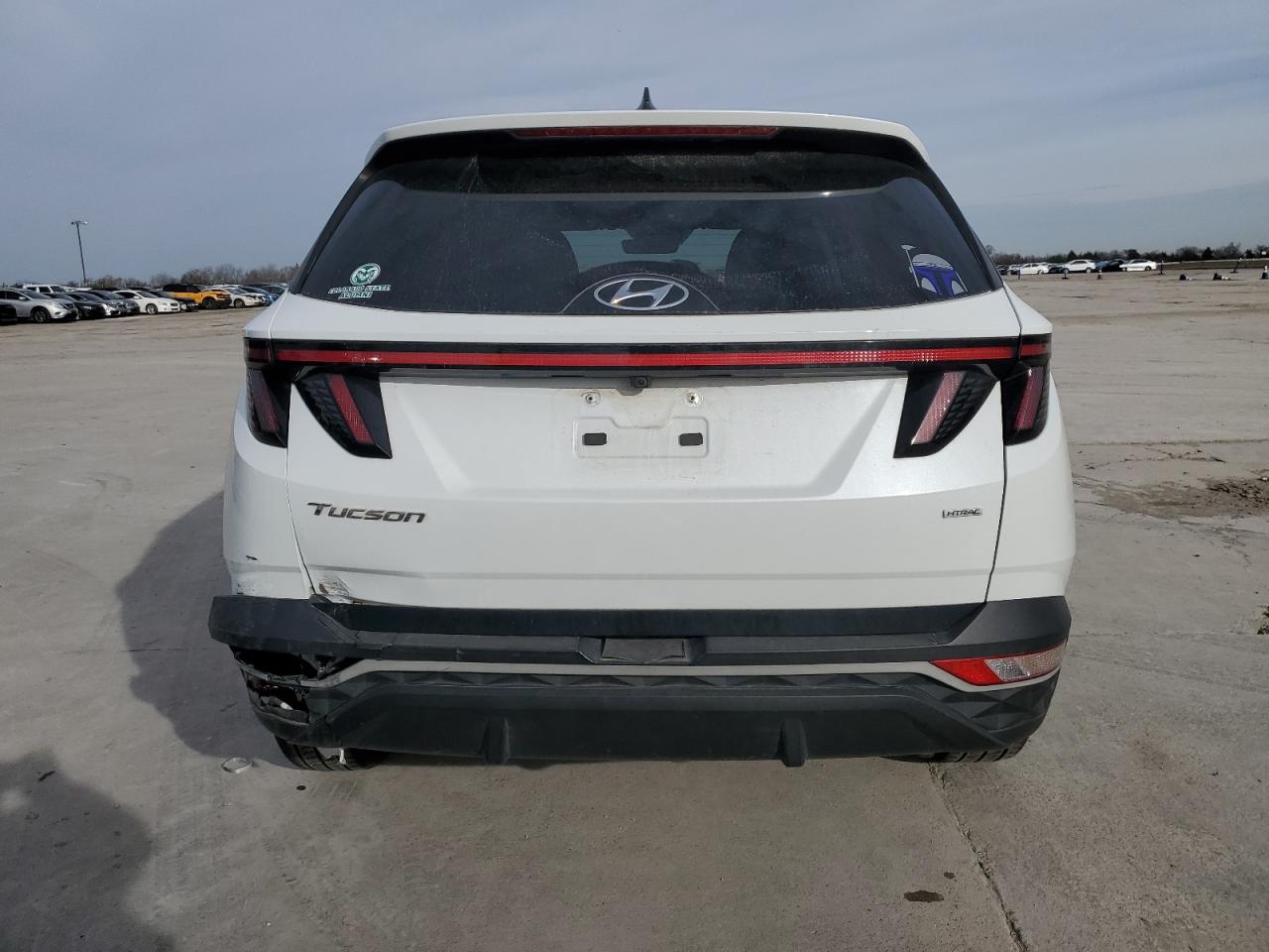 2022 Hyundai Tucson VIN 5NMJBCAE4NH116741 Copart auction photo, side / hail damage thumbnail 6