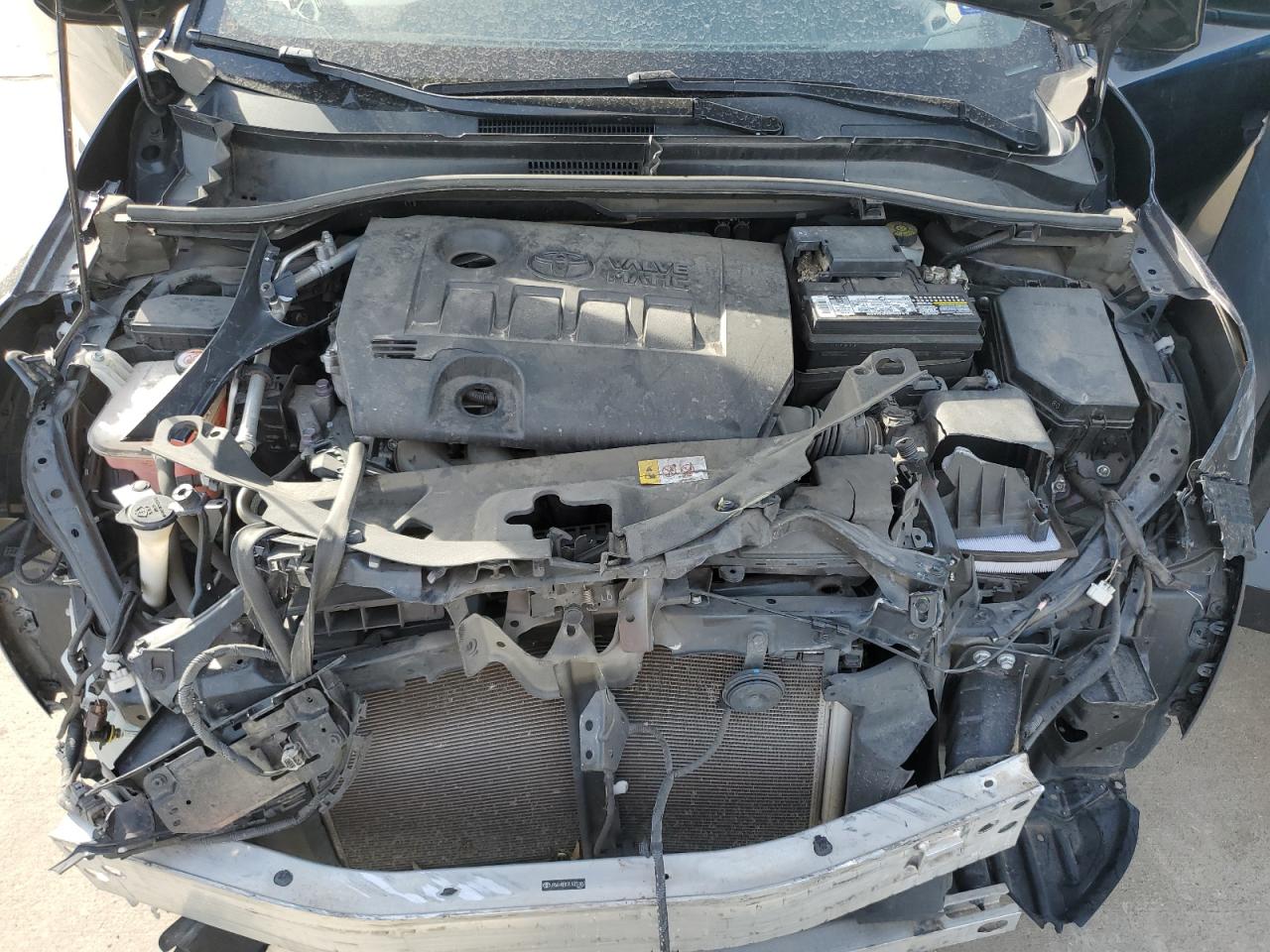 2019 Toyota C-HR VIN JTNKHMBX7K1037462 Copart auction photo, all over / front end damage thumbnail 12
