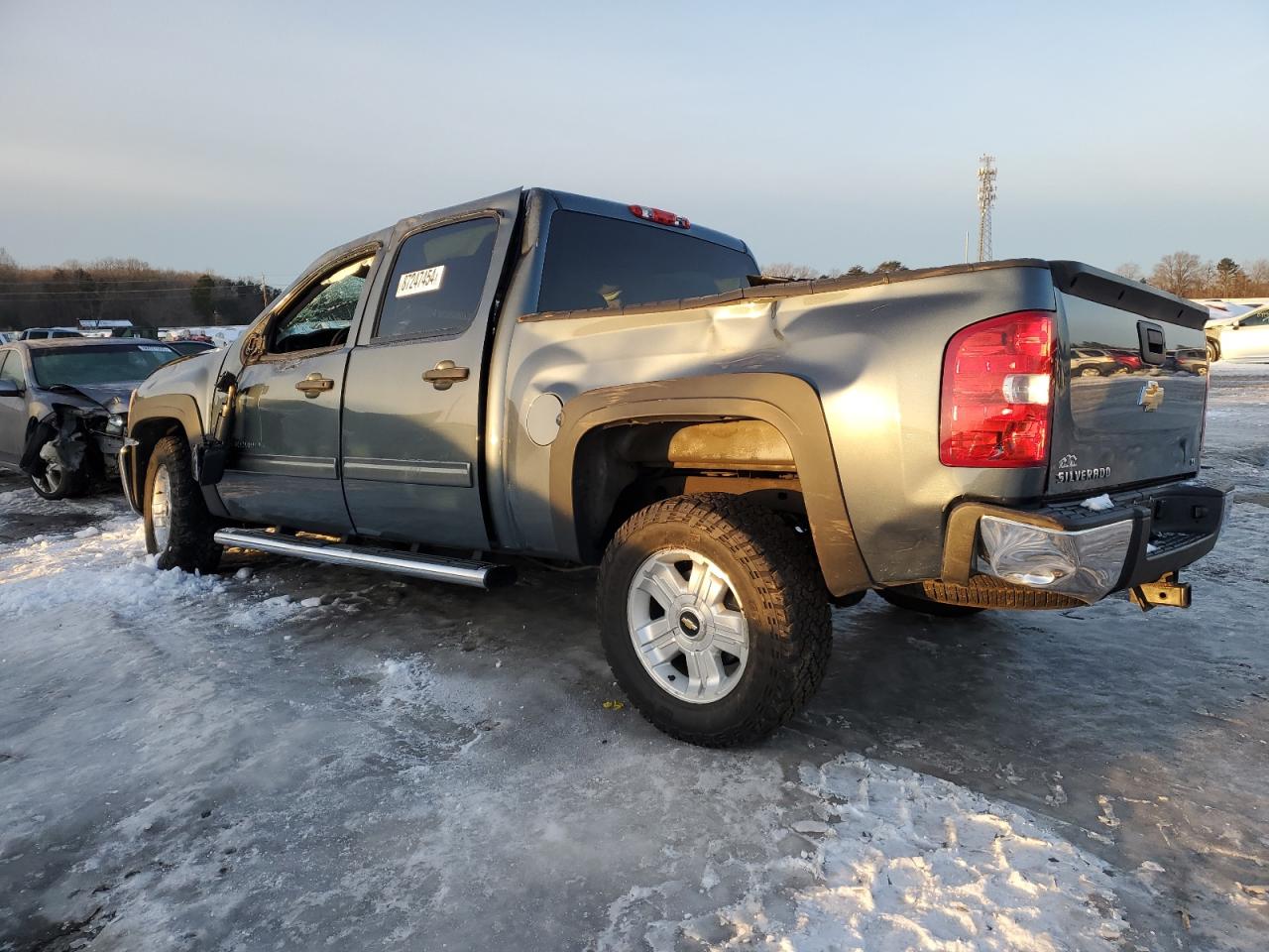 2013 Chevrolet Silverado VIN 3GCPKSE70DG224428 Copart auction photo, all over damage thumbnail 2