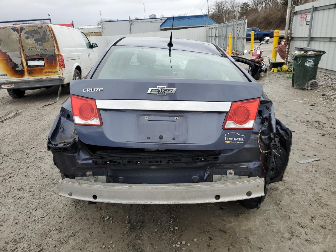 2014 Chevrolet Cruze VIN 1G1PA5SH2E7392353 Copart auction photo, side / undercarriage damage thumbnail 6
