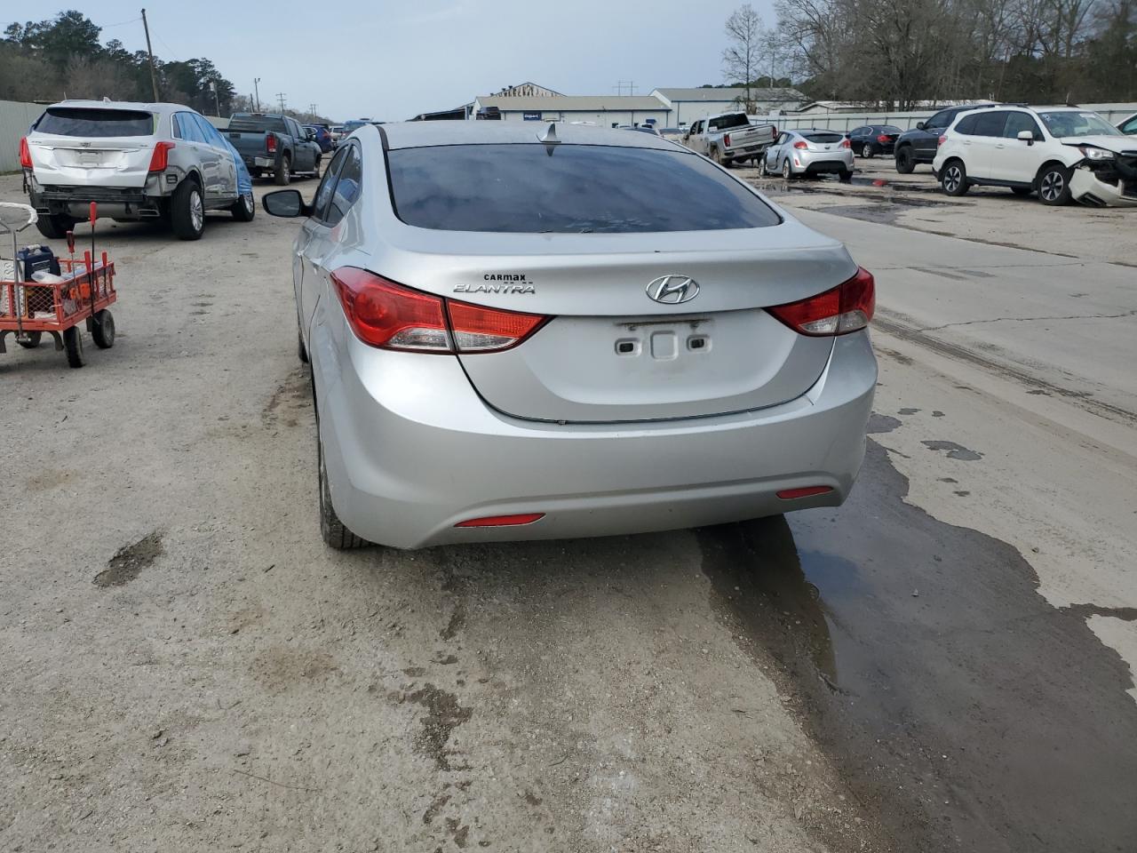 2012 Hyundai Elantra VIN KMHDH4AE2CU293100 Copart auction photo, normal wear damage thumbnail 6