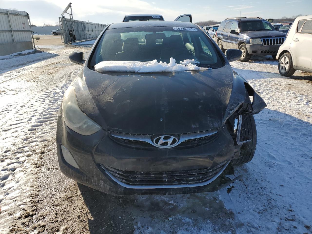 2012 Hyundai Elantra VIN KMHDH4AE3CU273860 Copart auction photo, front end damage thumbnail 5