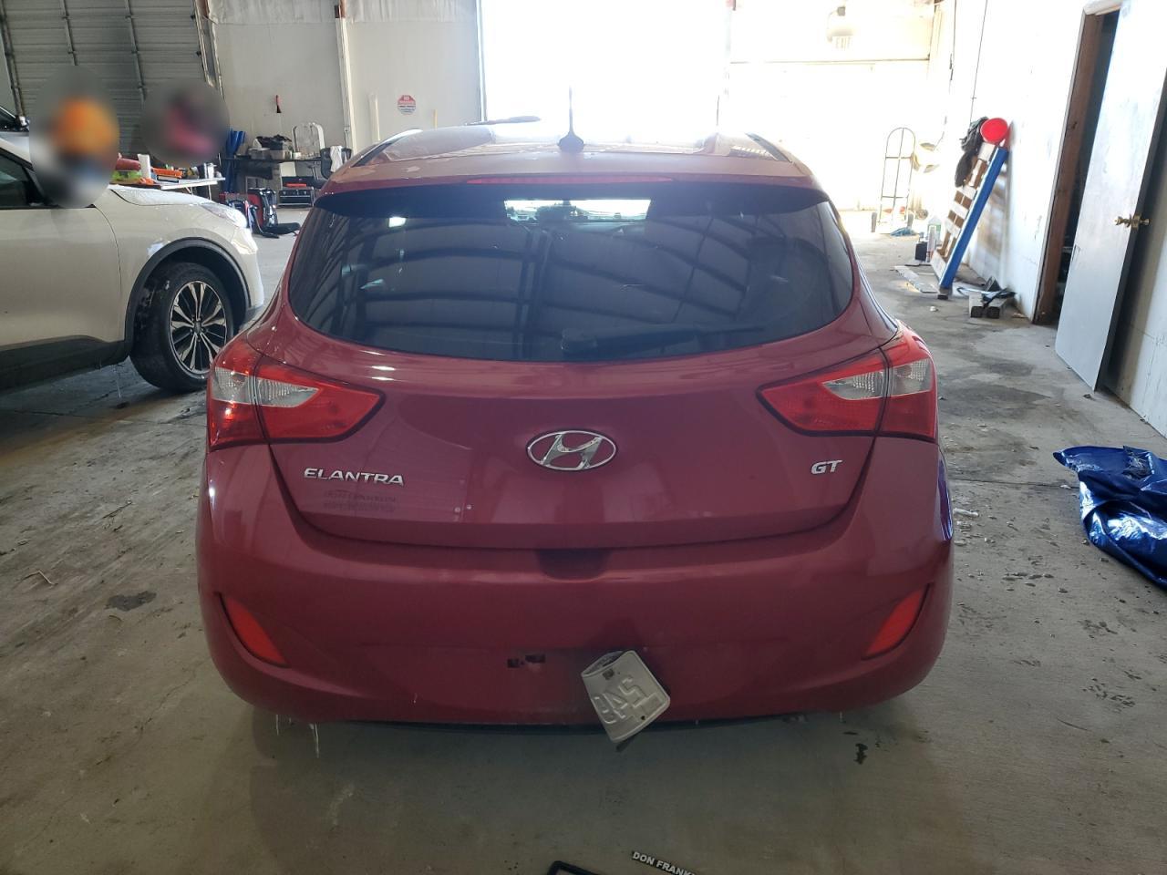 2014 Hyundai Elantra VIN KMHD35LH8EU207450 Copart auction photo, side / front end damage thumbnail 6
