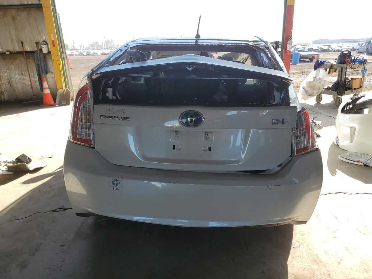 2012 Toyota Prius VIN JTDKN3DUXC5375779 Copart auction photo, all over damage thumbnail 6