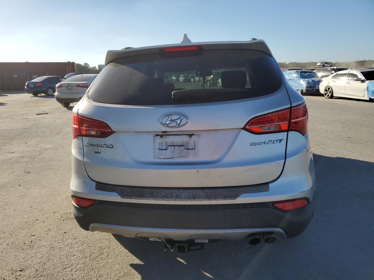 2014 Hyundai Santa Fe VIN 5XYZW3LA9EG176557 Copart auction photo, front end damage thumbnail 6