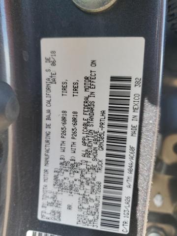 2018 Toyota Tacoma VIN 3TMGZ5AN8JM172660 Copart auction photo, all over damage thumbnail 13