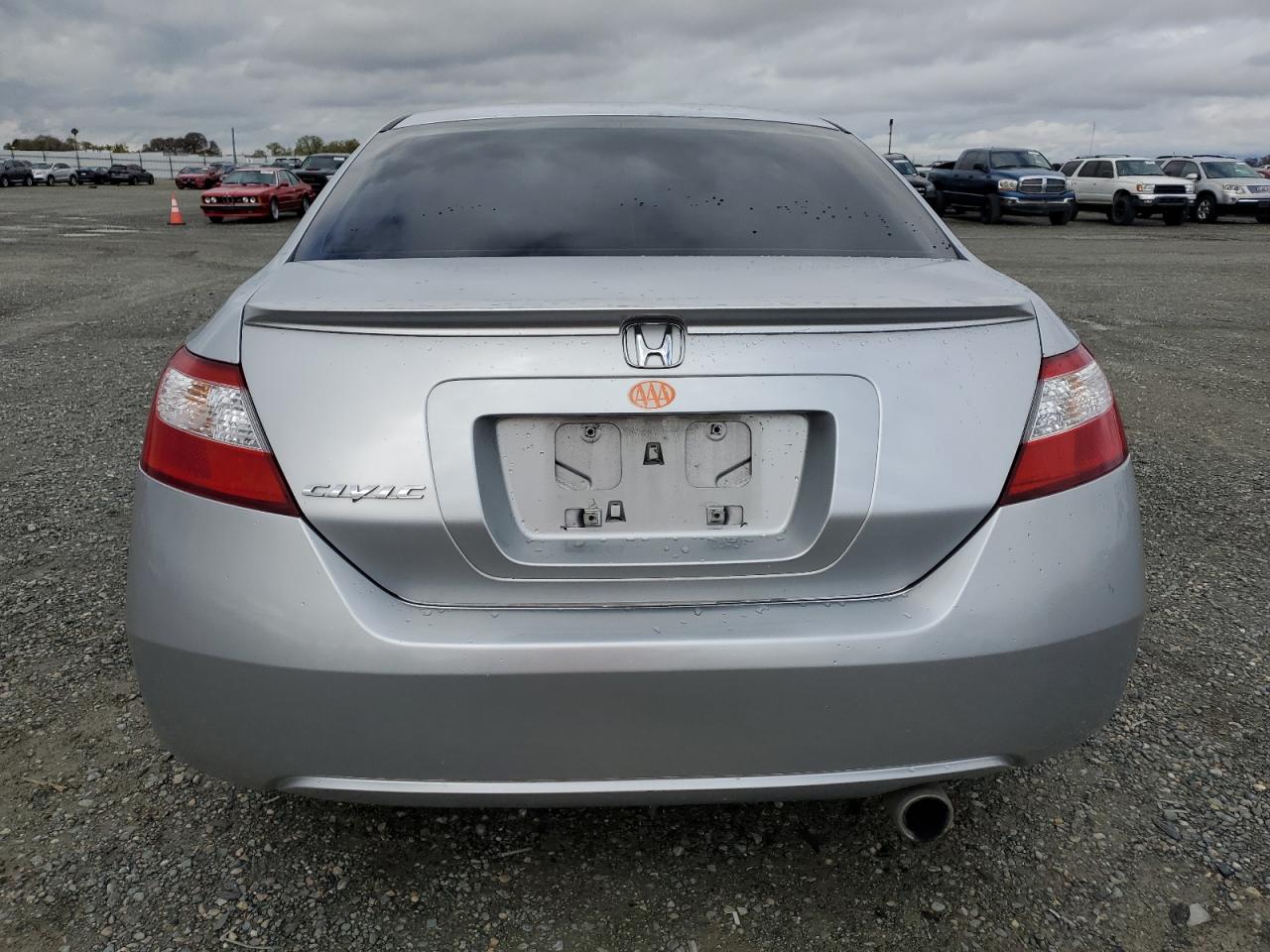 2007 Honda Civic VIN 2HGFG12887H558264 Copart auction photo, front end / side damage thumbnail 6