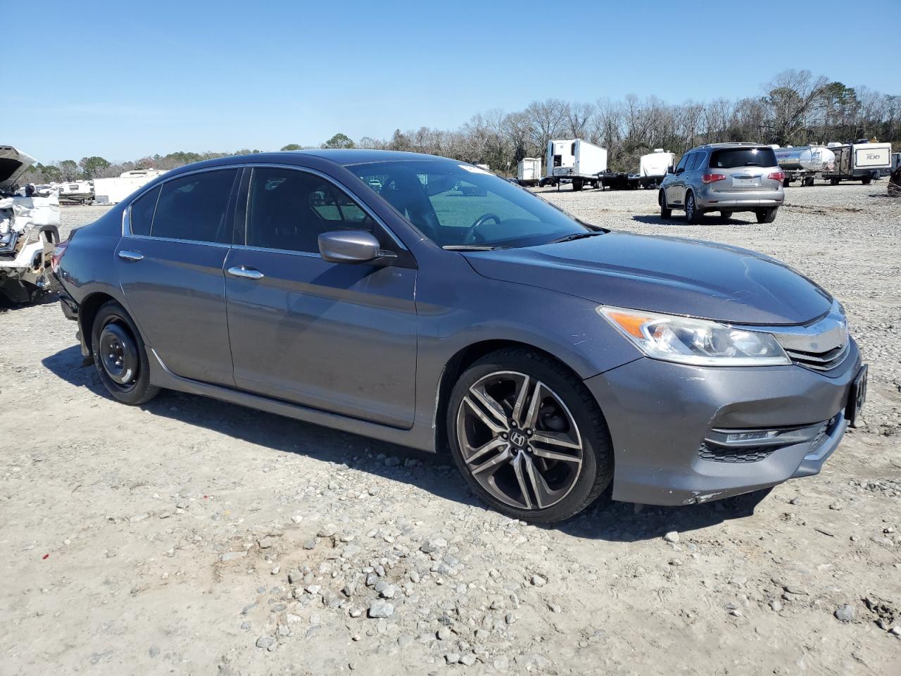 2017 Honda Accord VIN 1HGCR2F56HA295257 Copart auction photo, rear end damage thumbnail 4