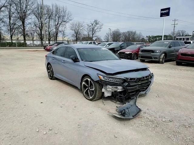 2022 Honda Accord VIN 1HGCV1F49NA028073 Copart auction photo, front end / side damage thumbnail 10