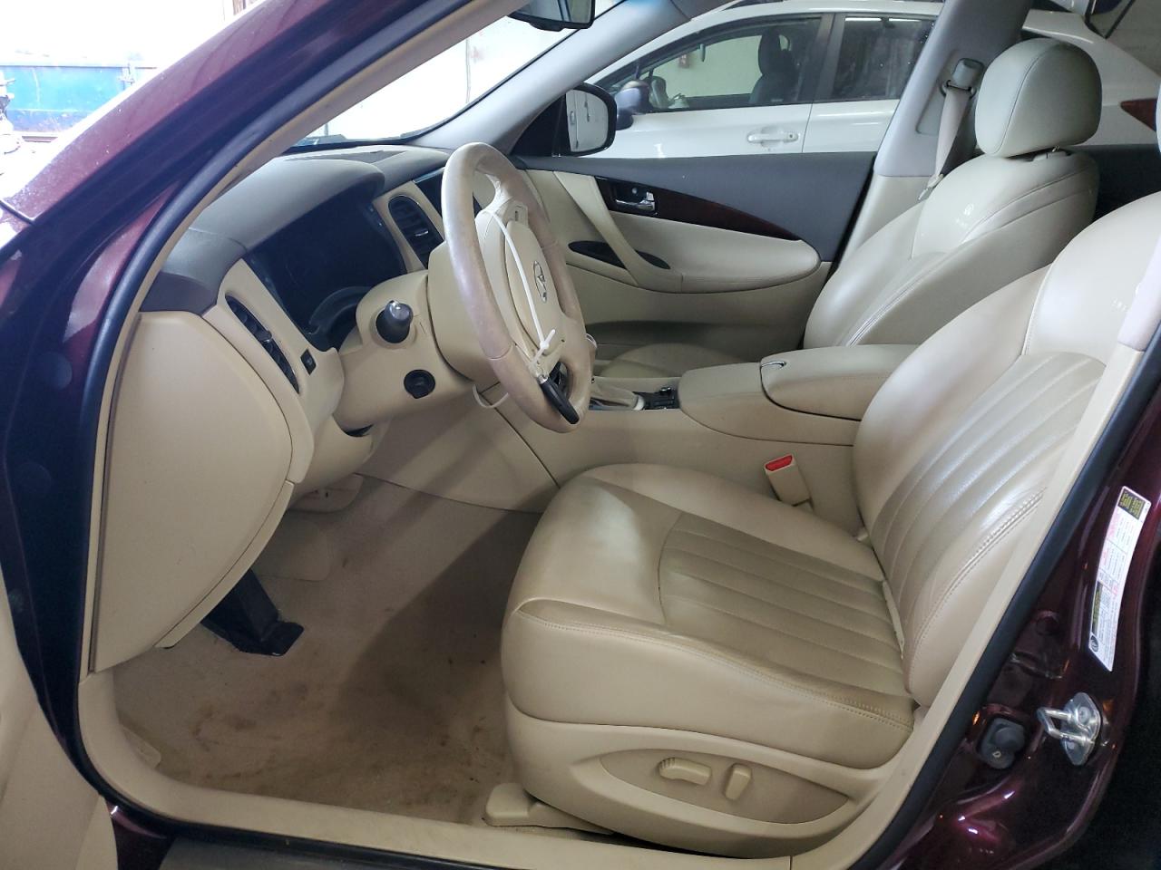 2011 Infiniti EX VIN JN1AJ0HPXBM800497 Copart auction photo, side / minor dent/scratches damage thumbnail 7