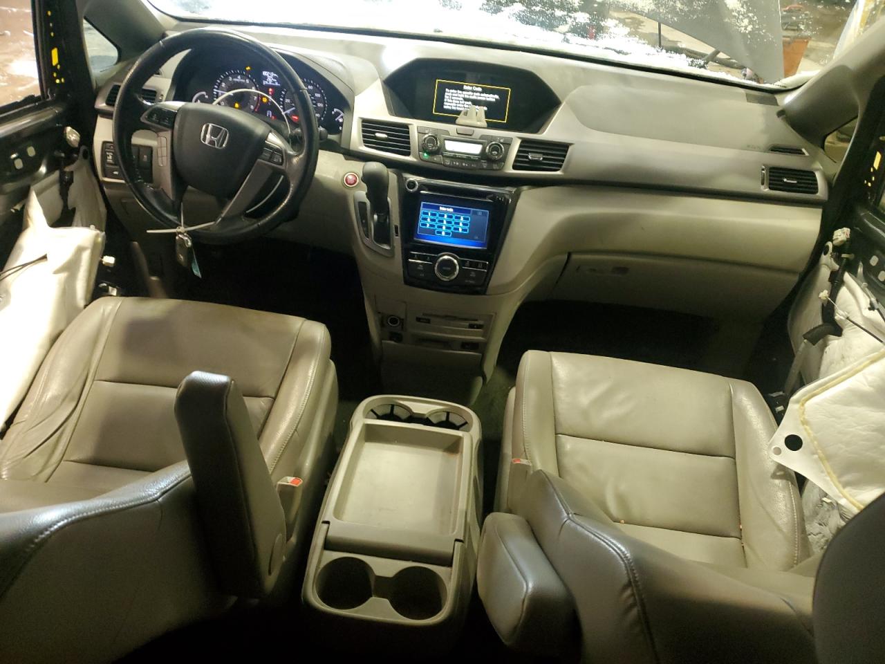 2016 Honda Odyssey VIN 5FNRL5H67GB113704 Copart auction photo, front end / side damage thumbnail 8