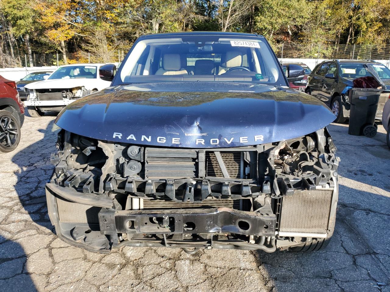 2016 Land Rover Range Rover VIN SALWR2EFXGA106929 Copart auction photo, front end damage thumbnail 5