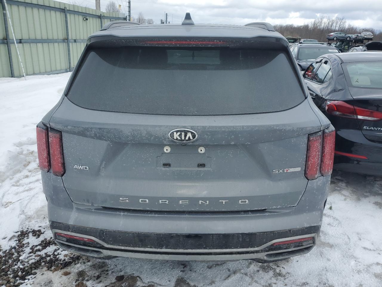 2021 KIA Sorento VIN 5XYRKDLF1MG031525 Copart auction photo, front end damage thumbnail 6