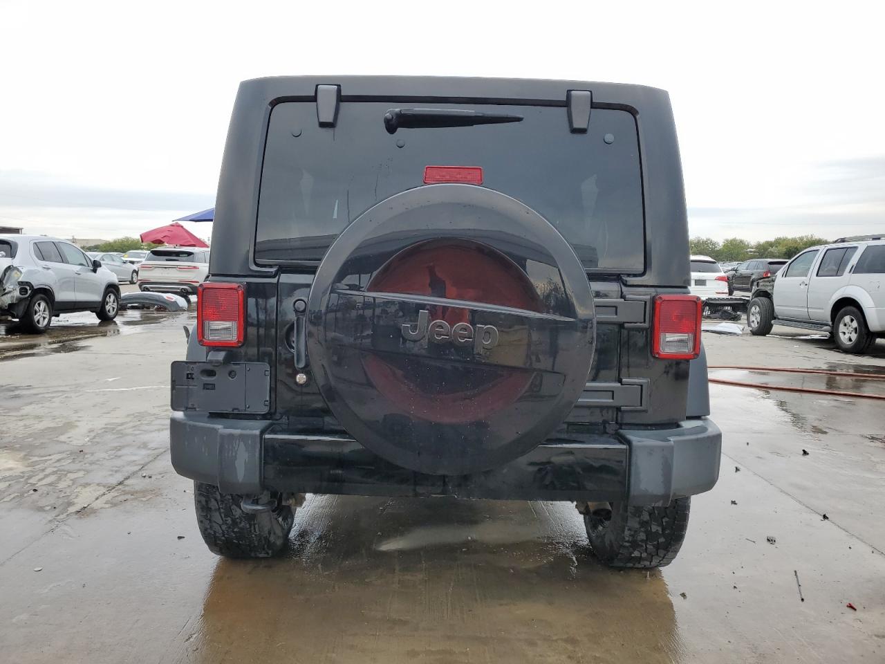 2014 Jeep Wrangler VIN 1C4HJWEG3EL278244 Copart auction photo, front end damage thumbnail 6